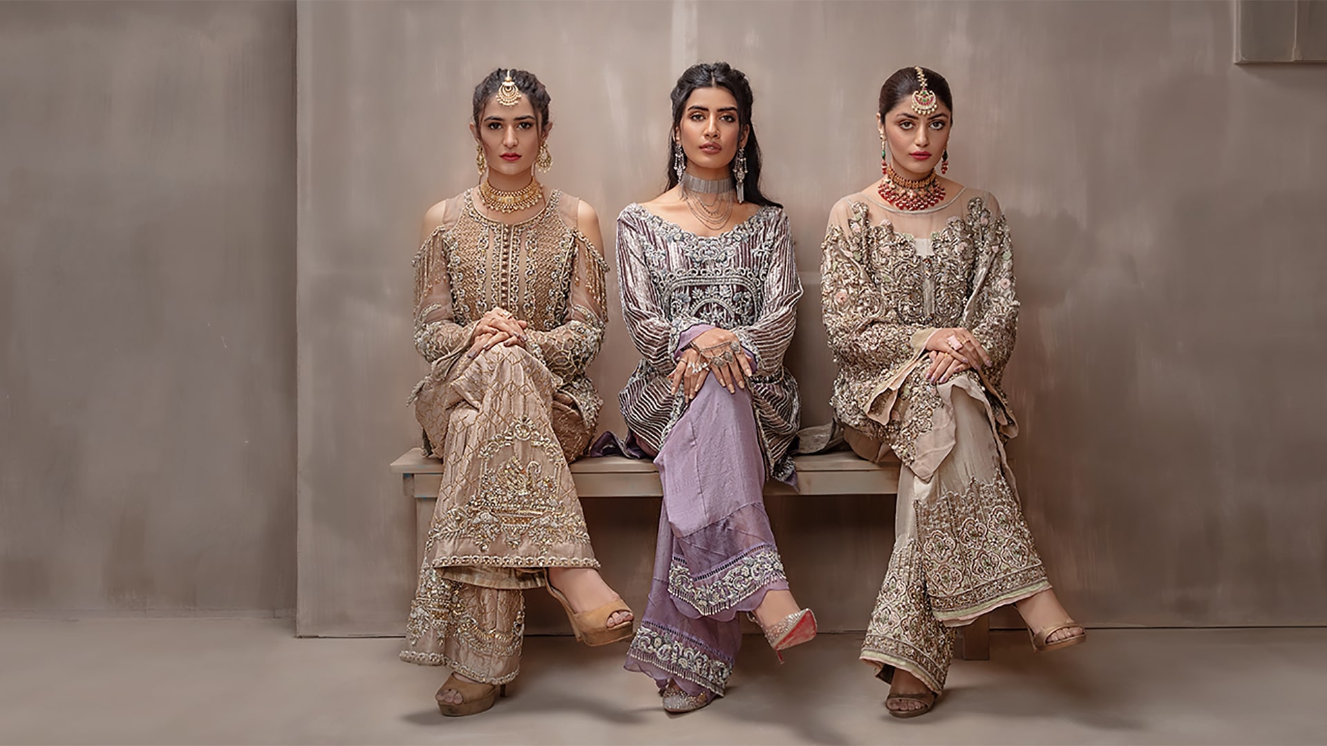 Lehenga with intricate embroidery