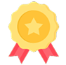 Icon representing Top Quality with a star emoji